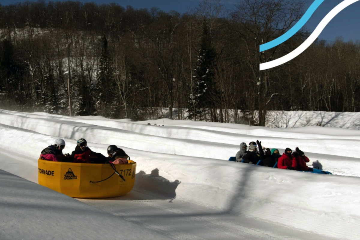 Voici le plus grand parc de tubing du monde et il n'est qu'à 2h de Montréal
