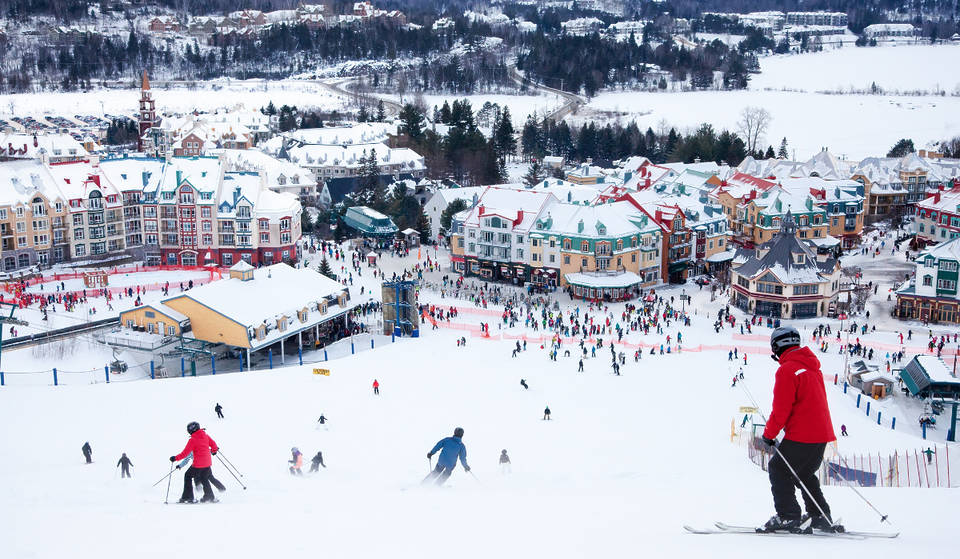Cette station de ski à moins d&rsquo;1h30 de Montréal fait partie des 5 meilleures du Canada