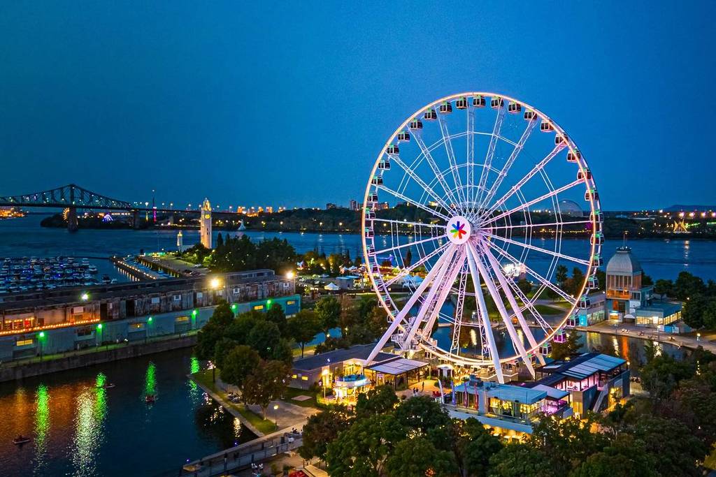 La Grande Roue de Montréal: admirez la ville comme jamais auparavant, avec une vue panoramique à 360°