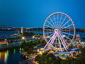 La Grande Roue de Montréal: admirez la ville comme jamais auparavant, avec une vue panoramique à 360°