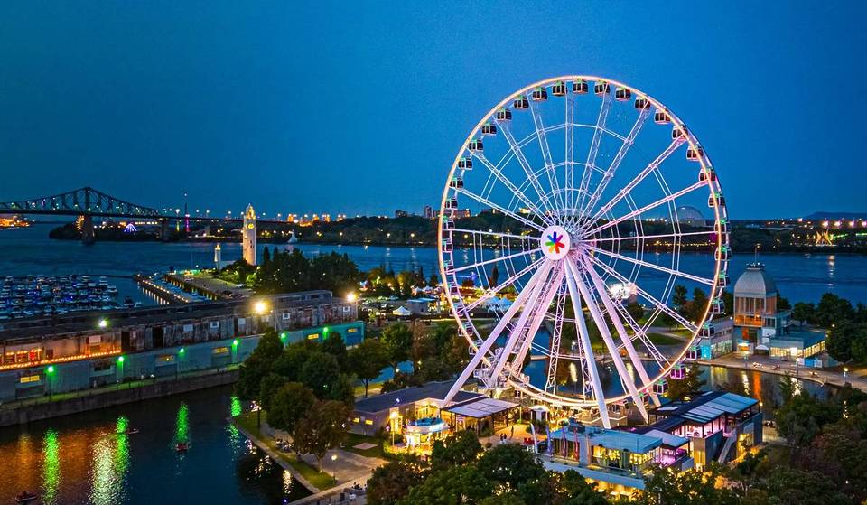 La Grande Roue de Montréal: admirez la ville comme jamais auparavant, avec une vue panoramique à 360°