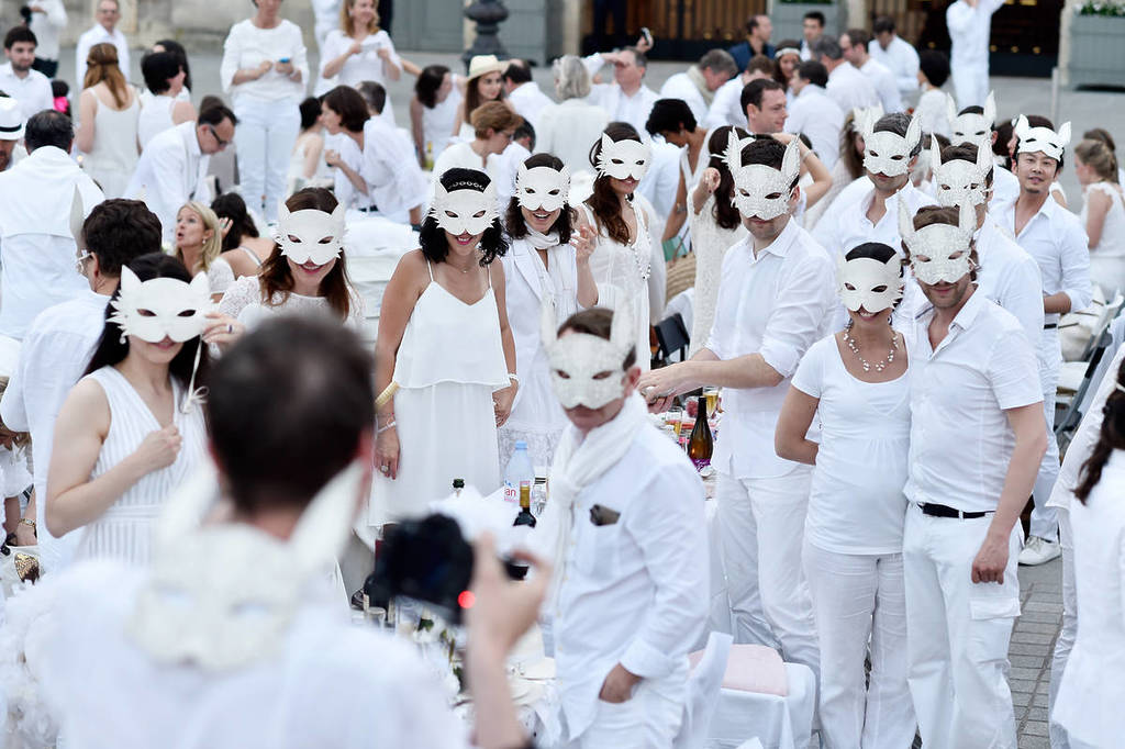 Everyone will be wearing white at this dinner &#8211; and the venue will be kept secret until the last moment.