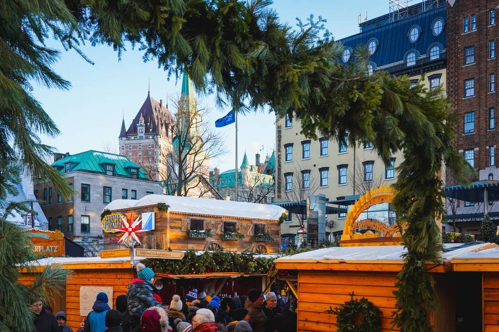 Un marché de Noël européen traditionnel – à 3h de train de Montréal