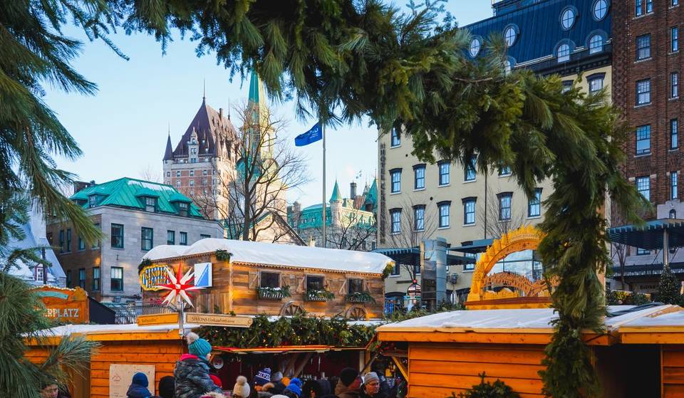 Un marché de Noël européen traditionnel – à 3h de train de Montréal