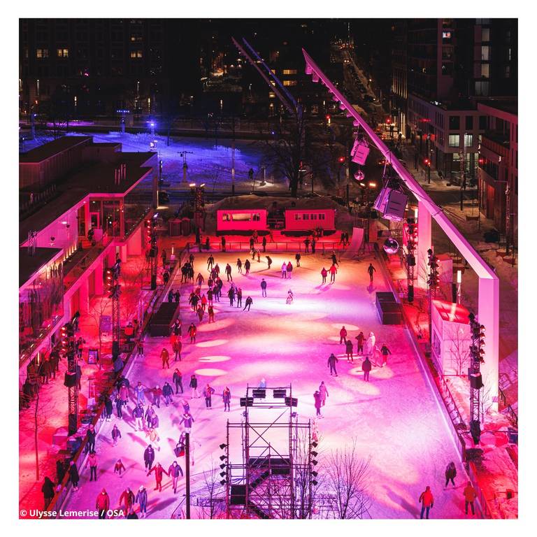 Montreal Rinks Montreal's largest refrigerated skating rink opens for the 2025-2026 season