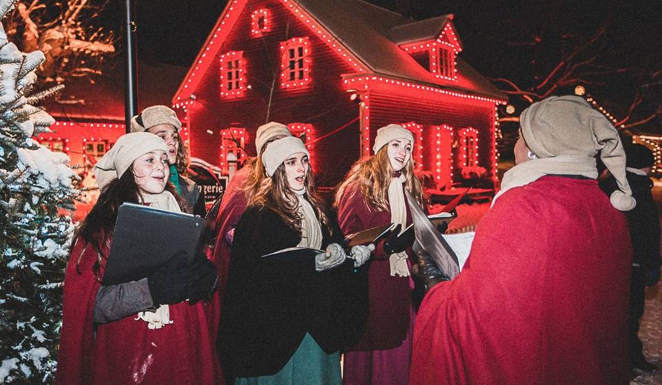À 1h de Montréal – ce village d&rsquo;antan s&rsquo;illumine pour le temps des fêtes