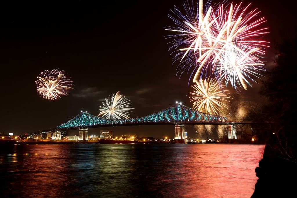 The best seats for New Year’s Eve fireworks in Montreal
