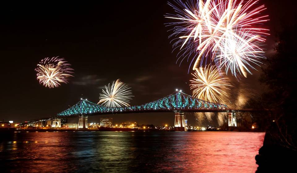 Les meilleures places pour les feux d&rsquo;artifice du Nouvel An à Montréal