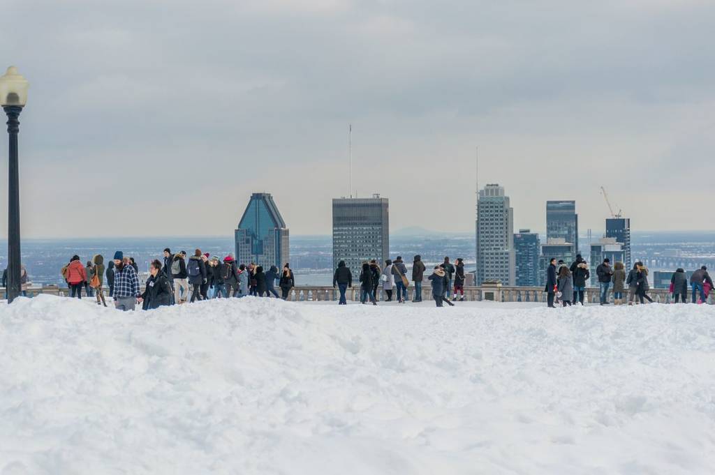 March calendar in Montreal
