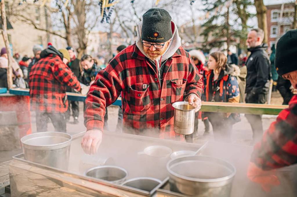 Sugar, lumberjacks, and music—that’s the Cabane Panache festival.