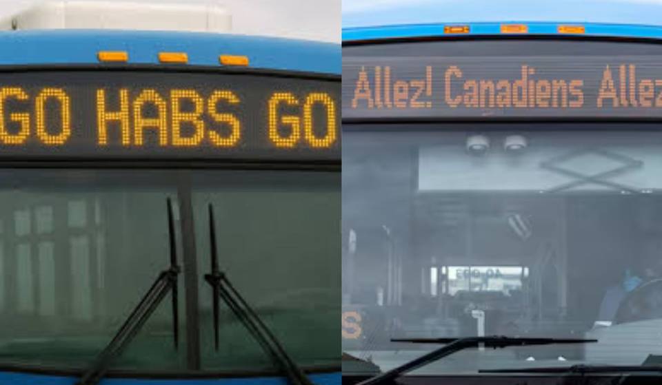 “Go Habs Go!” returns to Montreal buses after a long absence.