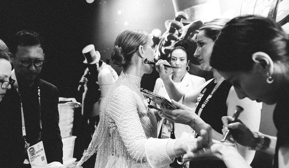 Céline in Dior at the McCord Stewart Museum