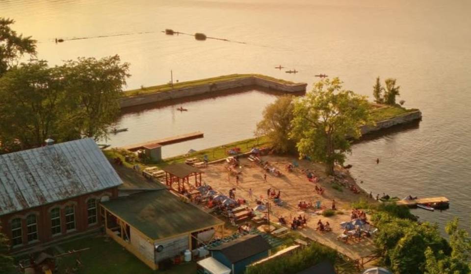 Just 45 minutes from downtown Montreal—this lovely beach in a lakeside village is perfect for swimming this summer