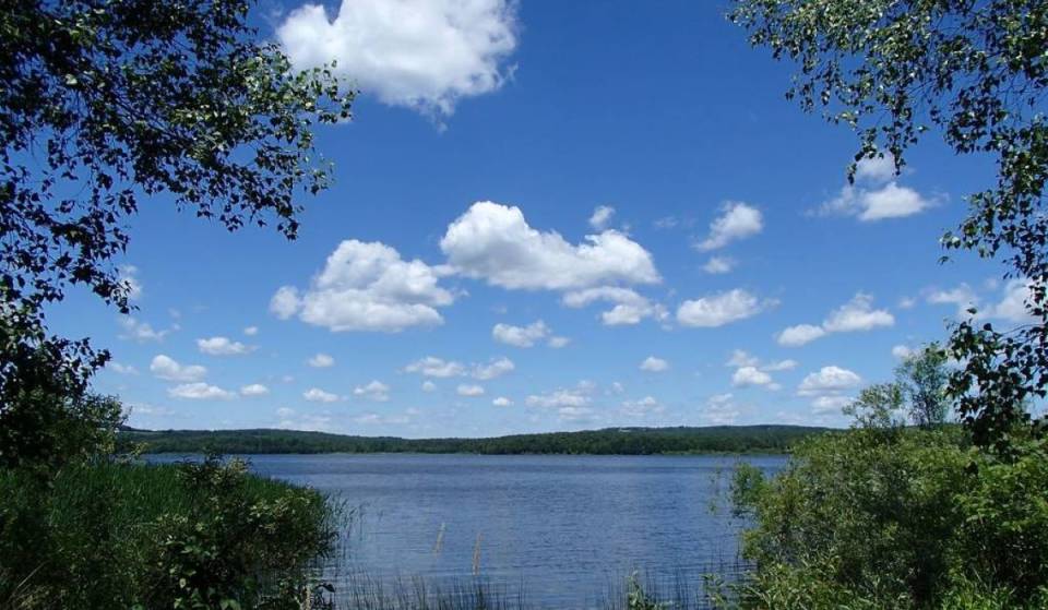 Just an hour from downtown Montreal—this summer, we’re swimming in a beautiful lake, paddleboarding, sunbathing, and biking through the forest in Yamaska National Park