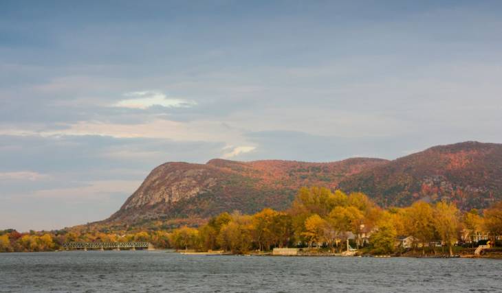 Just 45 minutes from downtown Montreal—a lovely mountain with a fairy cave and rumors of extraterrestrials to explore this fall