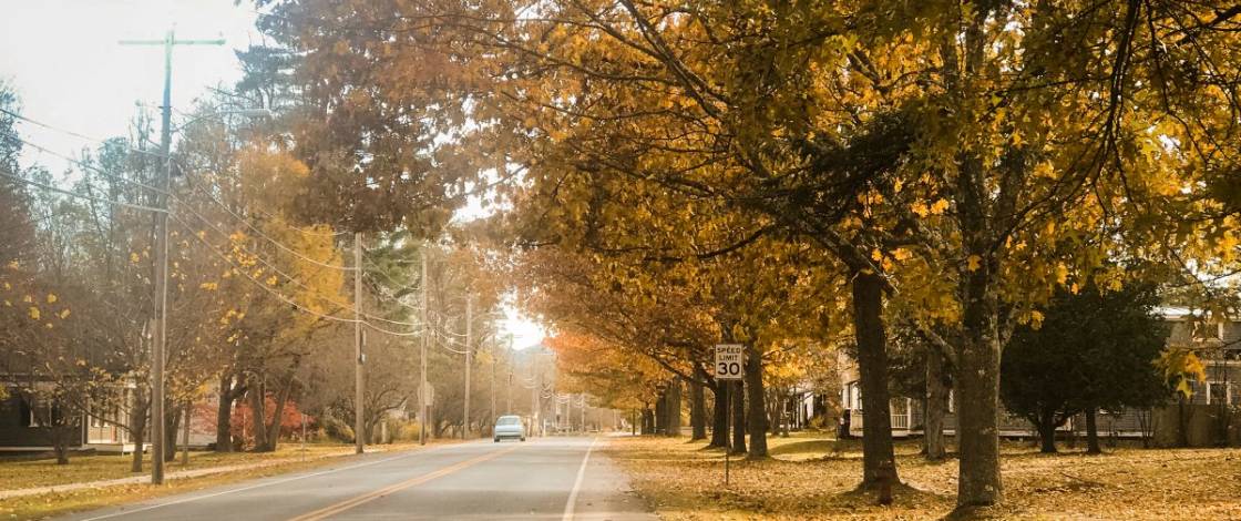 Just 30 minutes from downtown Montreal—a charming village to visit in the fall, accessible by public transit