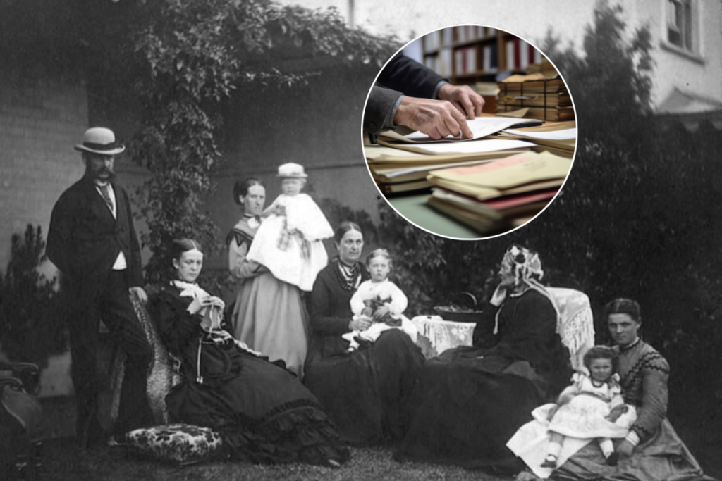 Ada Maria Mills Redpath et sa famille