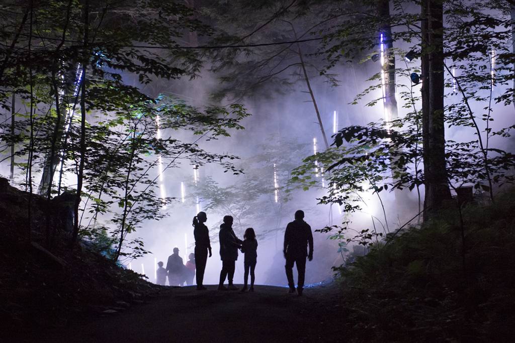 1 hour and 55 minutes from downtown Montreal—a nighttime hike in one of the region’s most beautiful parks this fall