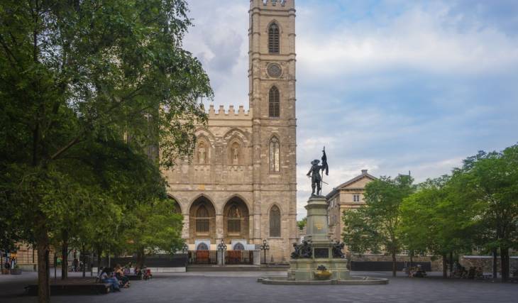 Montreal’s Notre-Dame Basilica has a brand-new facade after 10 years of construction: the city’s most beautiful Neo-Gothic church has gotten a makeover