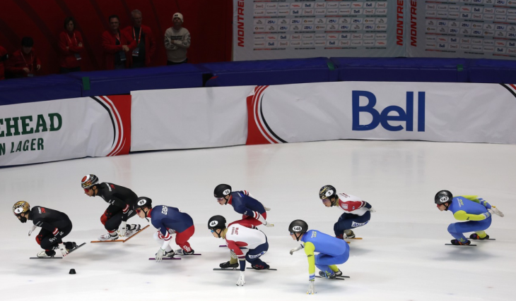 Les meilleurs patineurs de vitesse sur courte piste au monde s’affrontent à l’Aréna Maurice-Richard de Montréal pour le Circuit mondial ISU