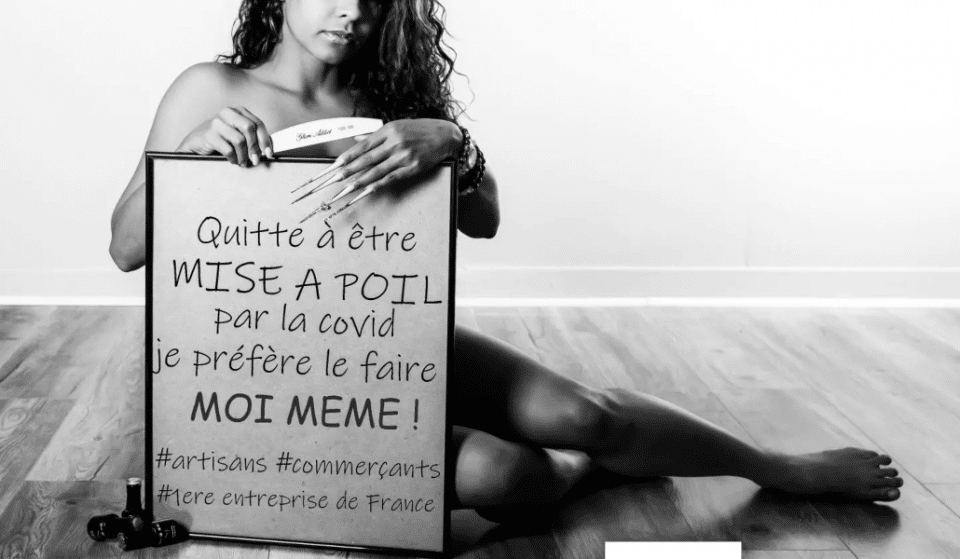 Les commerçants de la Côte d&rsquo;Azur se mettent « à poil » contre le reconfinement