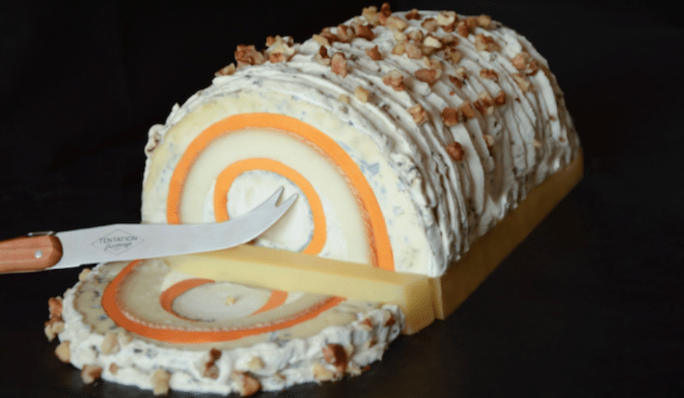 Noël 2020 : c&rsquo;est le moment de tester la bûche de noël&#8230; au fromage !