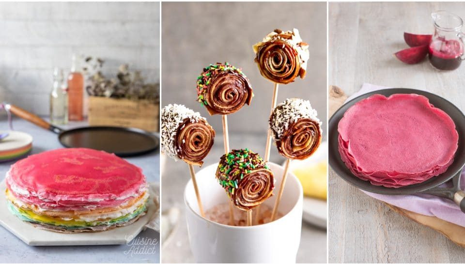 Chandeleur : découvrez les recettes de Crêpes les plus insolites, colorées et originales !