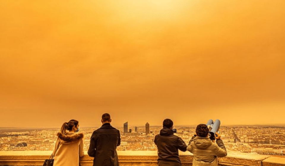 Un Nuage de Sable du Sahara pourrait à nouveau teinter d’orange le ciel niçois !