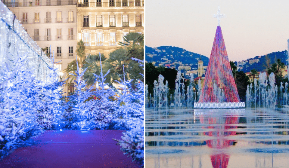 Noël à Nice : on s’émerveille avec le village, le marché et les sapins enneigés !