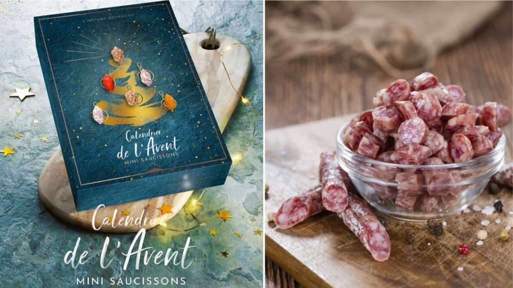 Insolite : un Calendrier de l’Avent rempli de mini-saucissons arrive à Paris !