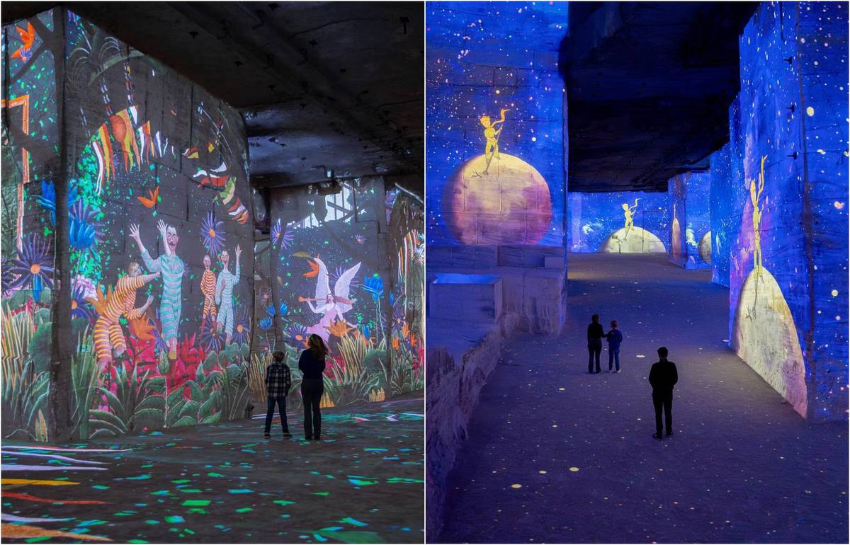 expériences immersives les carrières des lumières