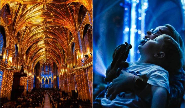 Ce spectacle phénomène a déjà séduit plus d’un million de spectateurs : il met en lumière la Basilique Notre-Dame-de-l’Assomption avec une installation de vidéo-mapping 360° et musique orchestrale en live