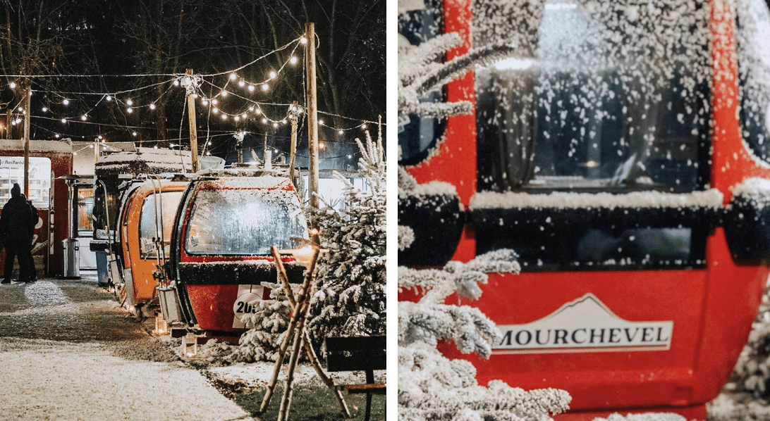 Un resto station de ski éphémère s’installe à Paris pour l’hiver bienvenue à Mourchevel