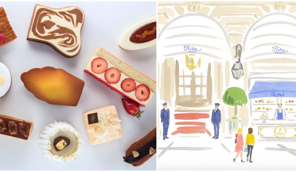 Paris : le Ritz installe un comptoir à pâtisseries sur la place Vendôme !