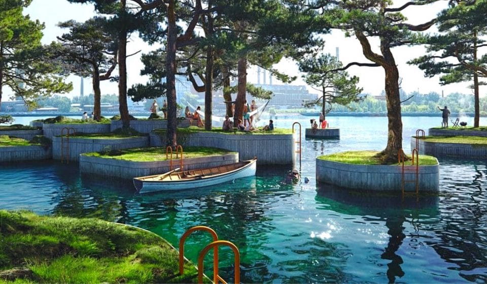 Un parc flottant prend vie dans le port de Copenhague – Et on veut la même chose à Paris !