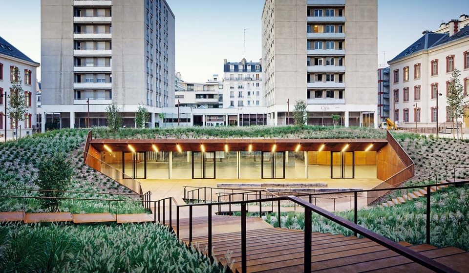 Une ancienne caserne du 13ème transformée en espace vert universitaire à Paris !