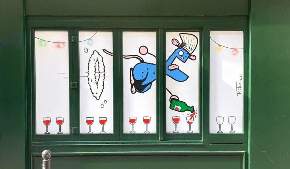 « Hors d&rsquo;Oeuvre » 10 street artistes graffent les devantures de 10 restaurants parisiens toujours fermés…