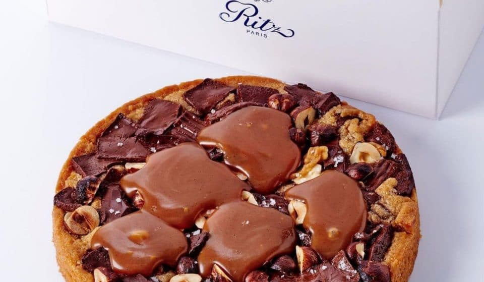 La recette du cookie géant chocolat-noisettes du chef pâtissier du Ritz Paris François Perret !