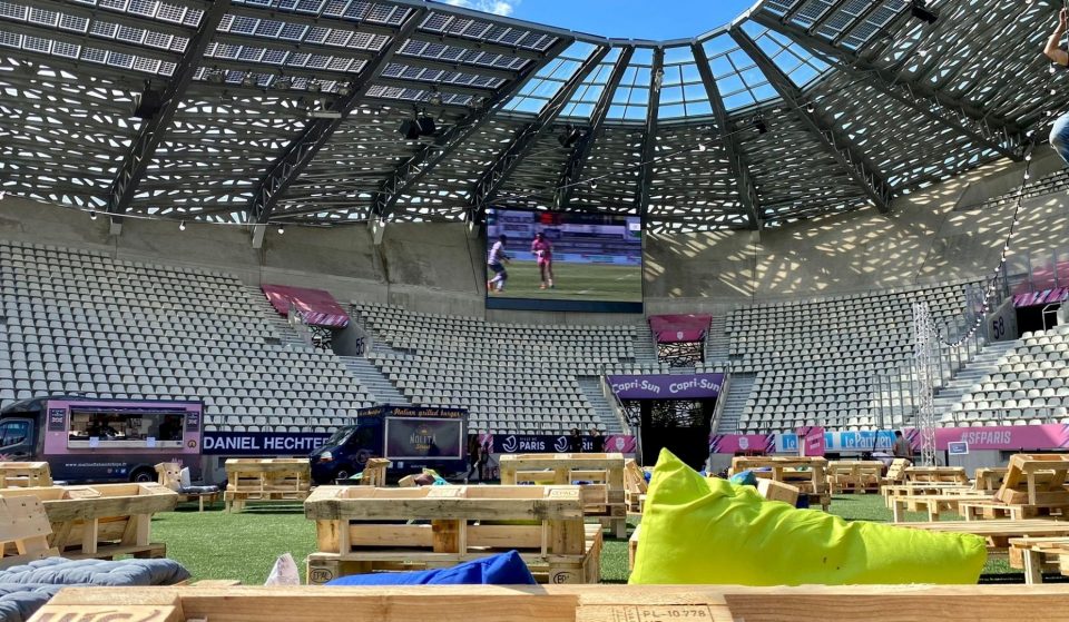 Une guinguette installée au stade Jean Bouin diffuse gratuitement les matches de l&rsquo;Euro et du Top 14 sur grand écran !