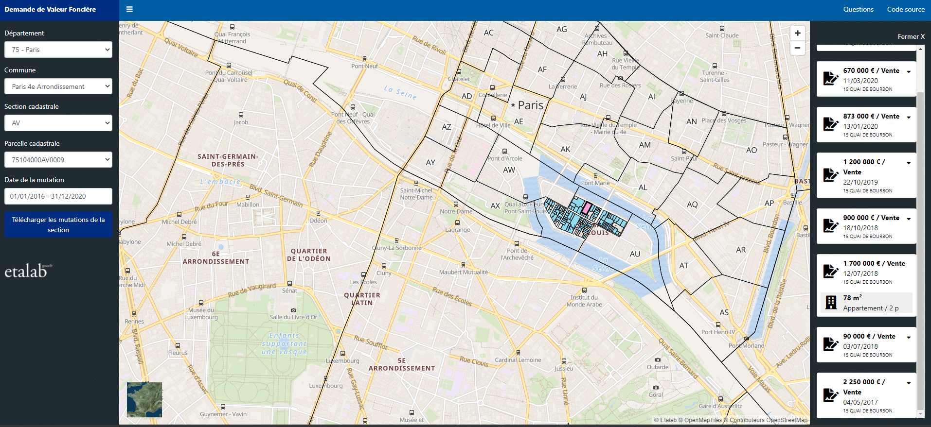 Combien coûte un appartement à votre adresse ? Une carte montre les