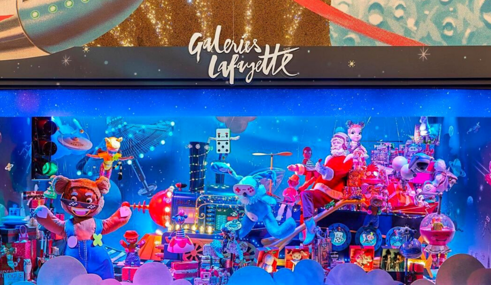En images : Les vitrines de Noël féériques des Galeries Lafayette !