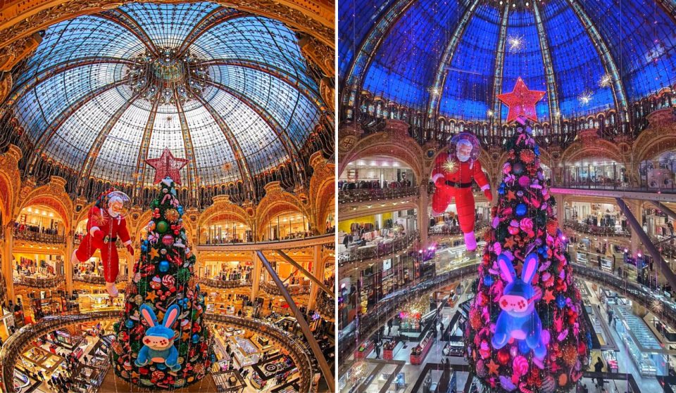 Le nouveau sapin de Noël féérique des Galeries Lafayette se dévoile enfin !