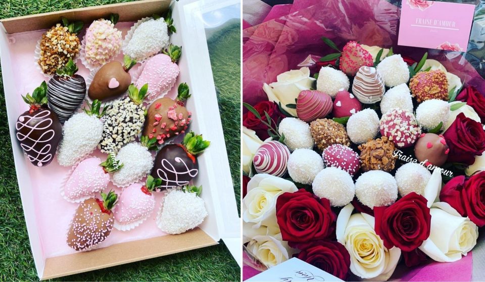 Fraise d&rsquo;Amour : Découvrez des créations et compositions gourmandes de fraises au chocolat à Paris !