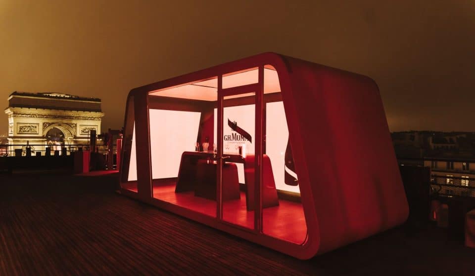 Paris : on a testé la cabine de dégustation « Tastes » by Mumm sur un rooftop secret
