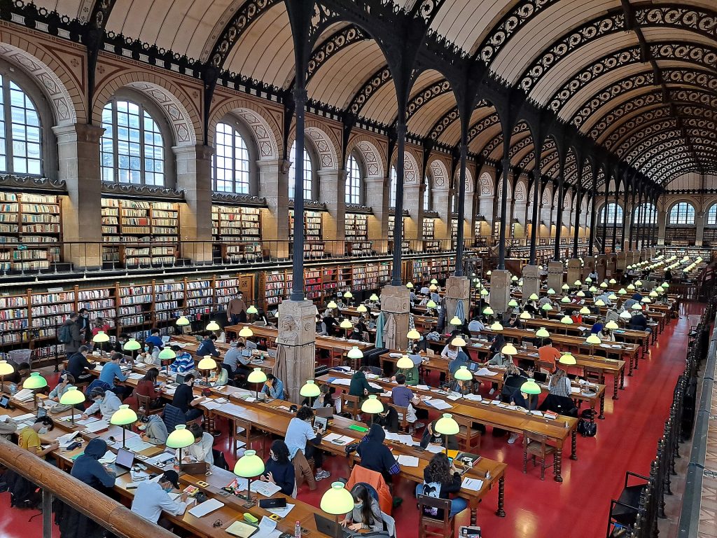 La_salle_Labrouste bibliotheque sainte genevieve paris