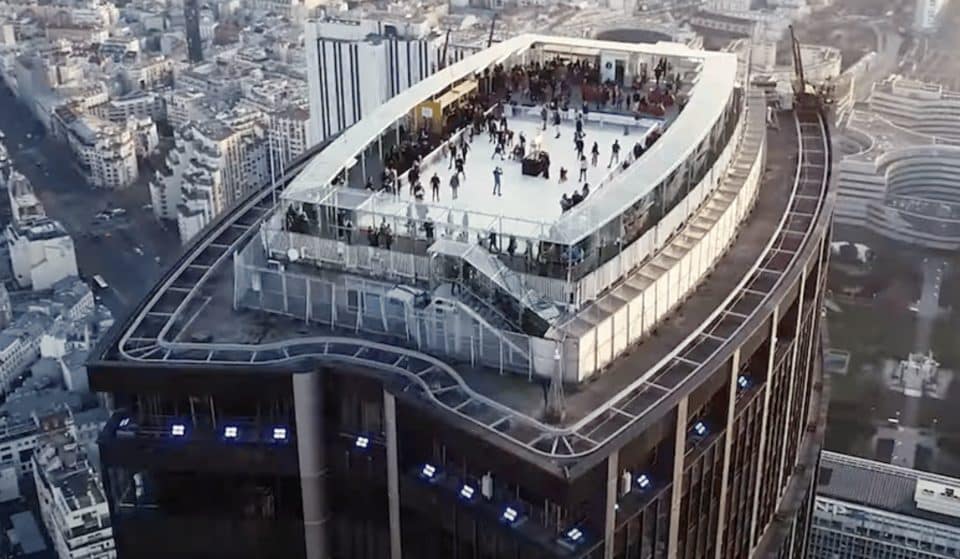 La plus haute patinoire de Paris est de retour au sommet de la Tour Montparnasse !