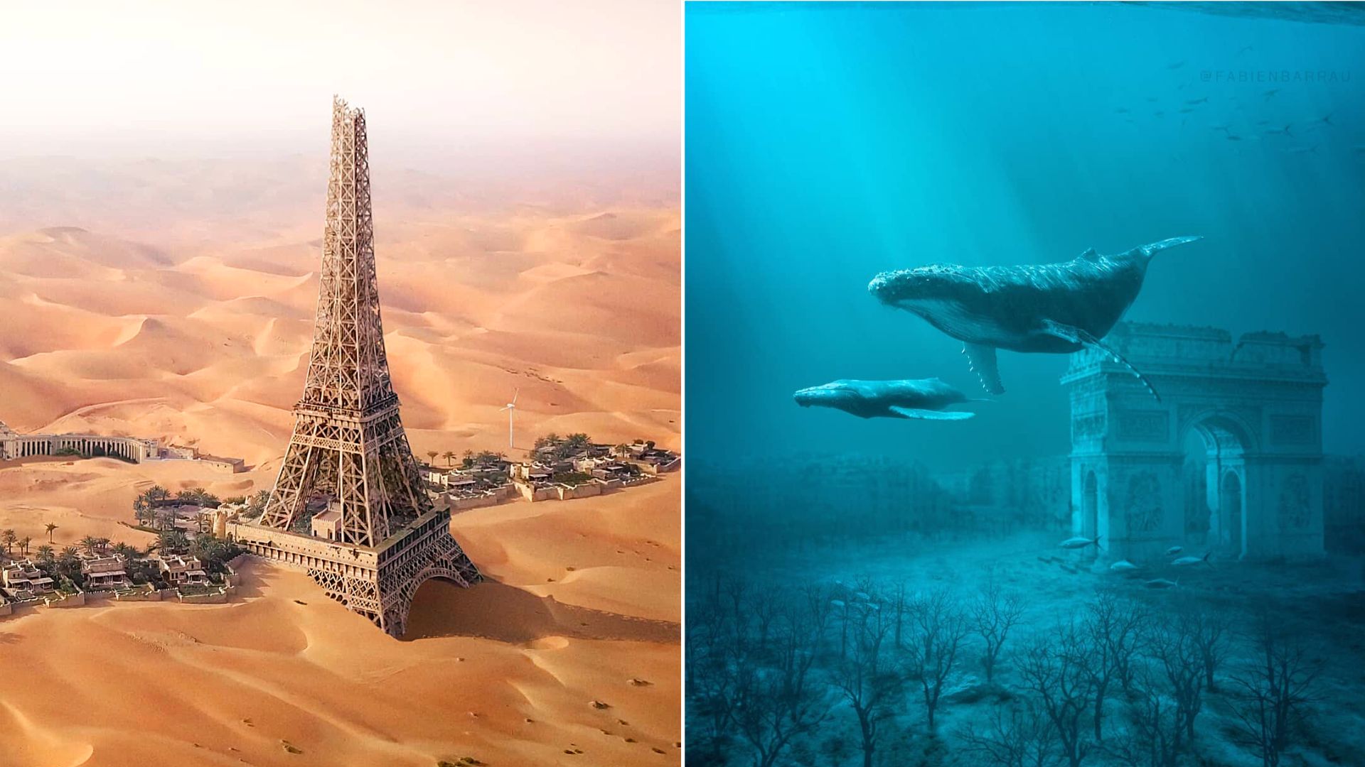 Réchauffement climatique un photographe imagine le Paris du futur — free download