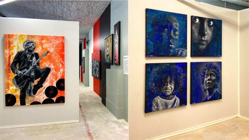 Street art expo Jef Aerosol Paris