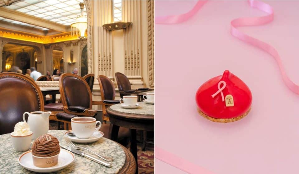 Octobre Rose : le mythique Salon de Thé Angelina dévoile une pâtisserie éphémère !
