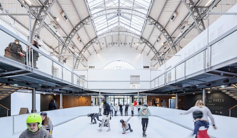 Paris : une patinoire éphémère s&rsquo;installe au Pavillon de l&rsquo;Arsenal !